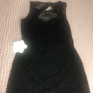 Express Black Lace Dress
